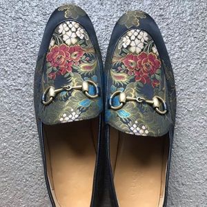 Gucci Jordan Jacquard Loafers